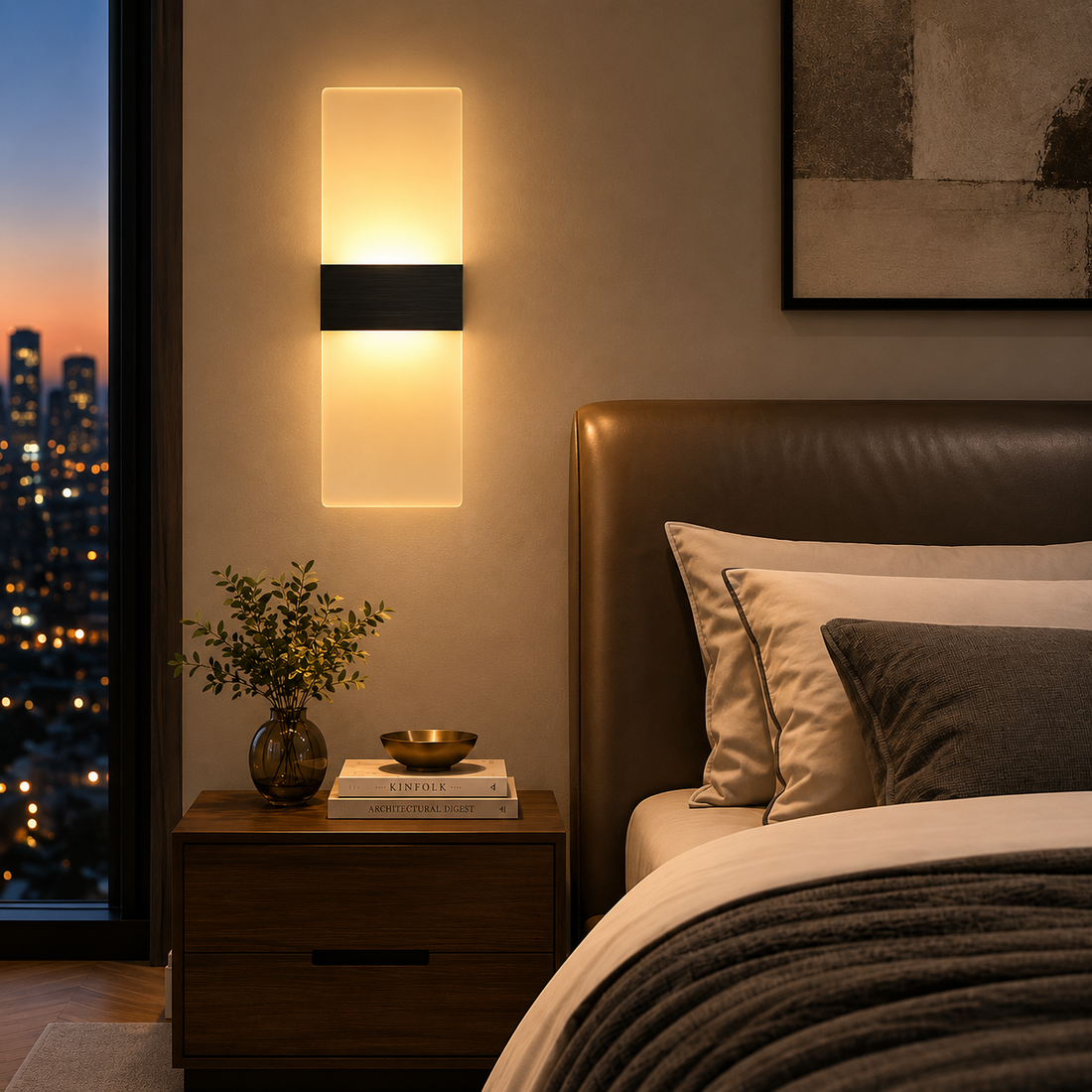 Aureline Modern Acrylic LED Wall Sconce