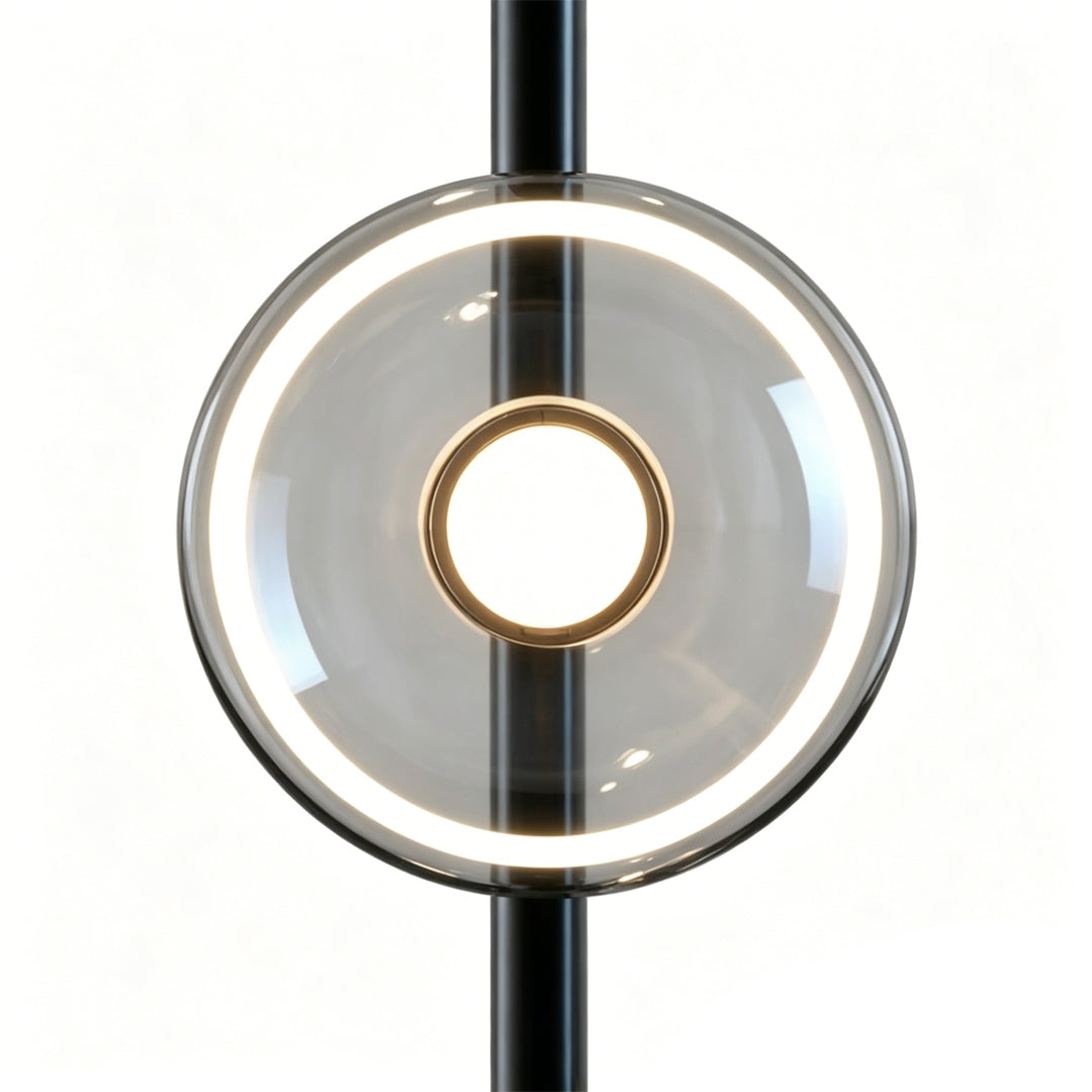 Juniper Vintage Glass Shade Floor Lamp
