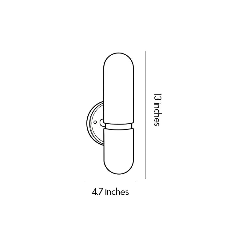 Cassine Double Marble Wall Sconce