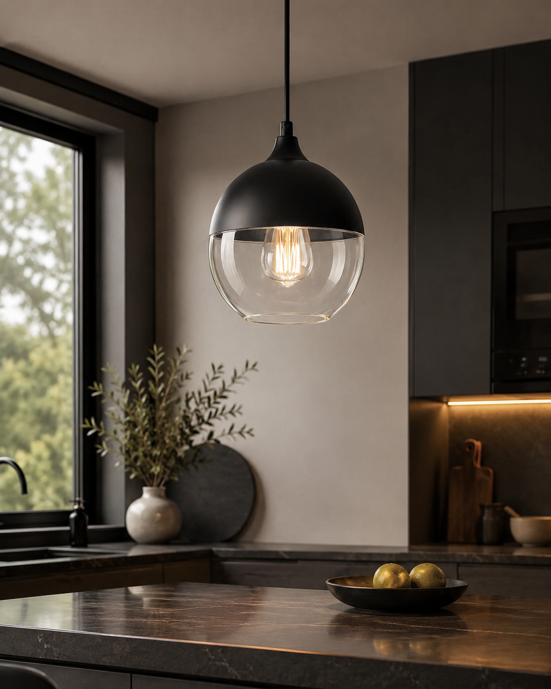 Barrelé Pendant Light