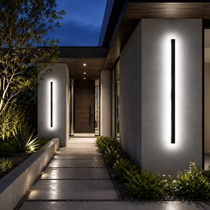 Linea Modern Outdoor Linear LED Wall Light