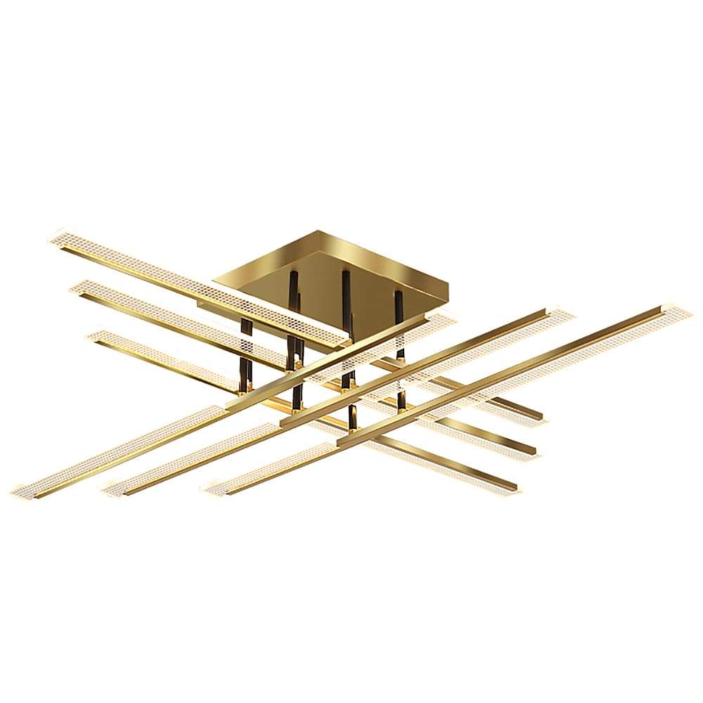 Crosby Gold Cross LED Ceiling Light