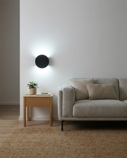 Nord LED Bedside Wall Sconce Black White living room