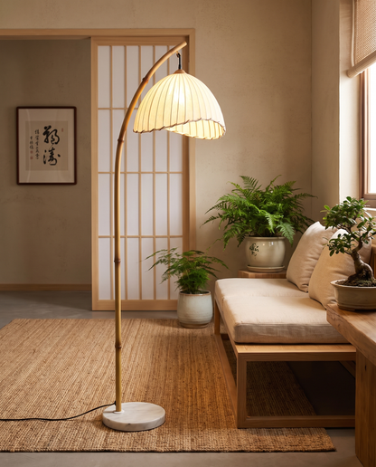 Kaze Floor Lamp in an entryway