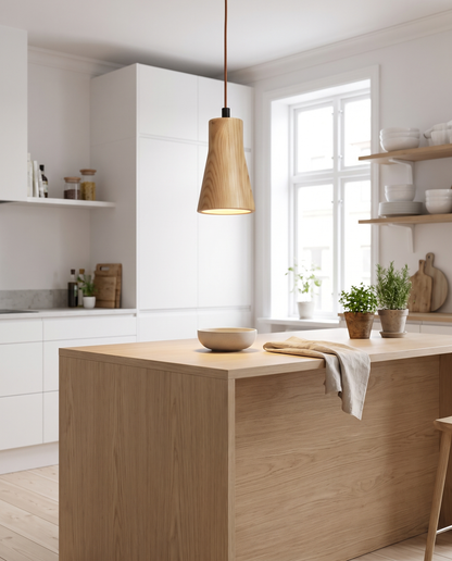 Pino Pendant Light over a kitchen counter
