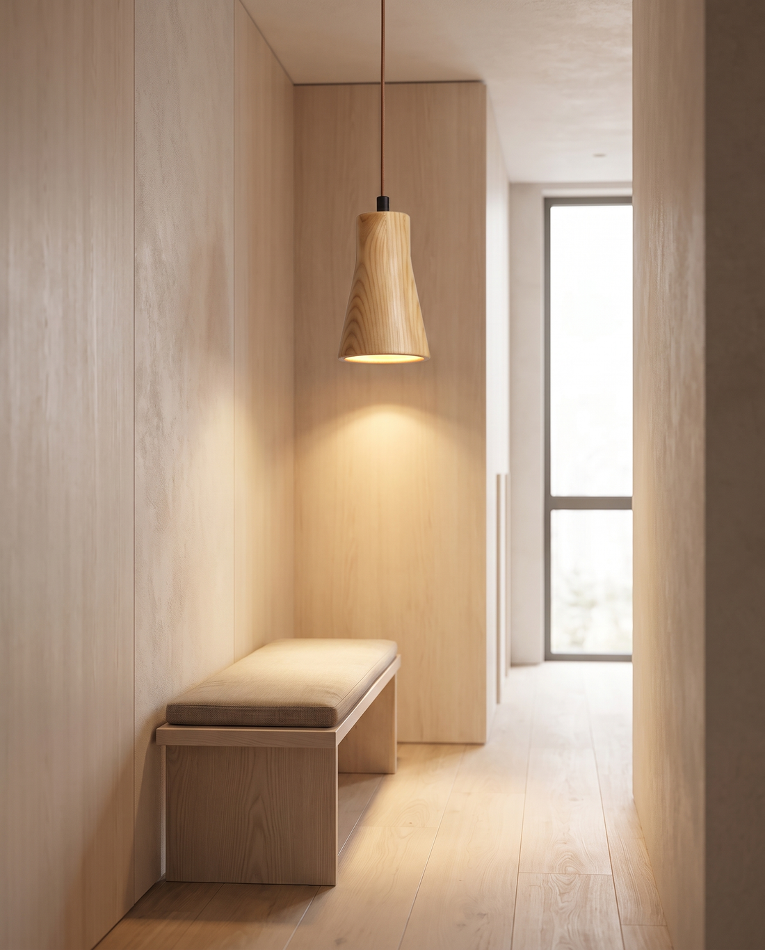 Pino Pendant Light in a hallway