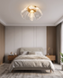 Fleur Ceiling Light in a modern bedroom
