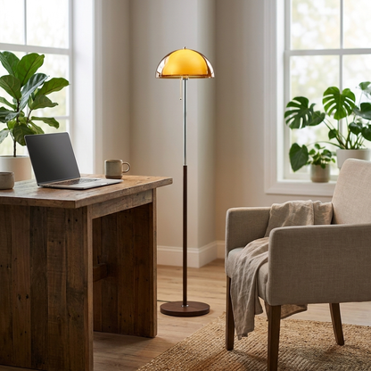 Tramonto Floor Lamp in a home office