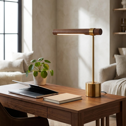 Lineare Desk Lamp on a home-office desk