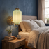 Selene wall sconce - brass + green