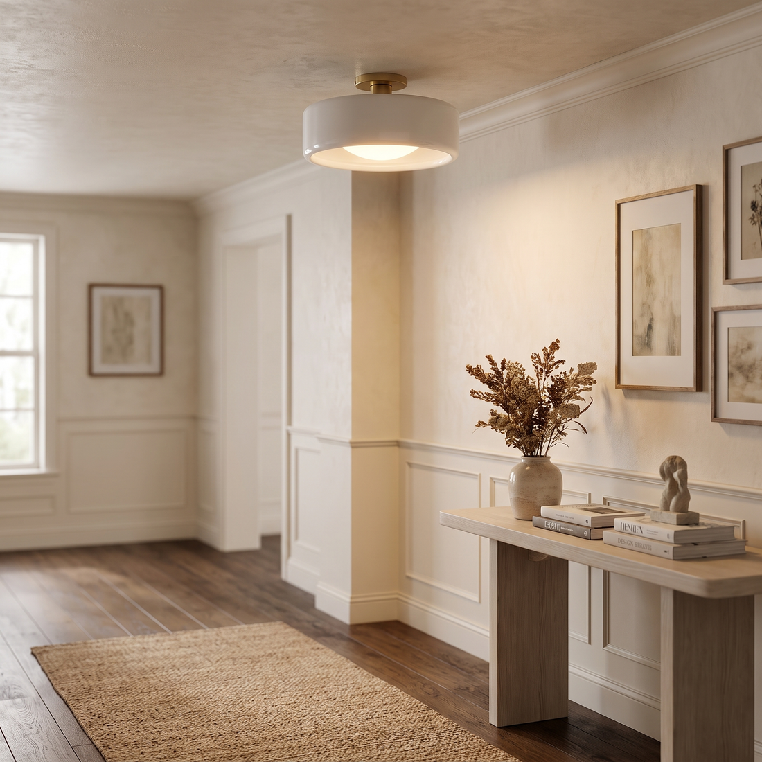 Cerova flush mount - White