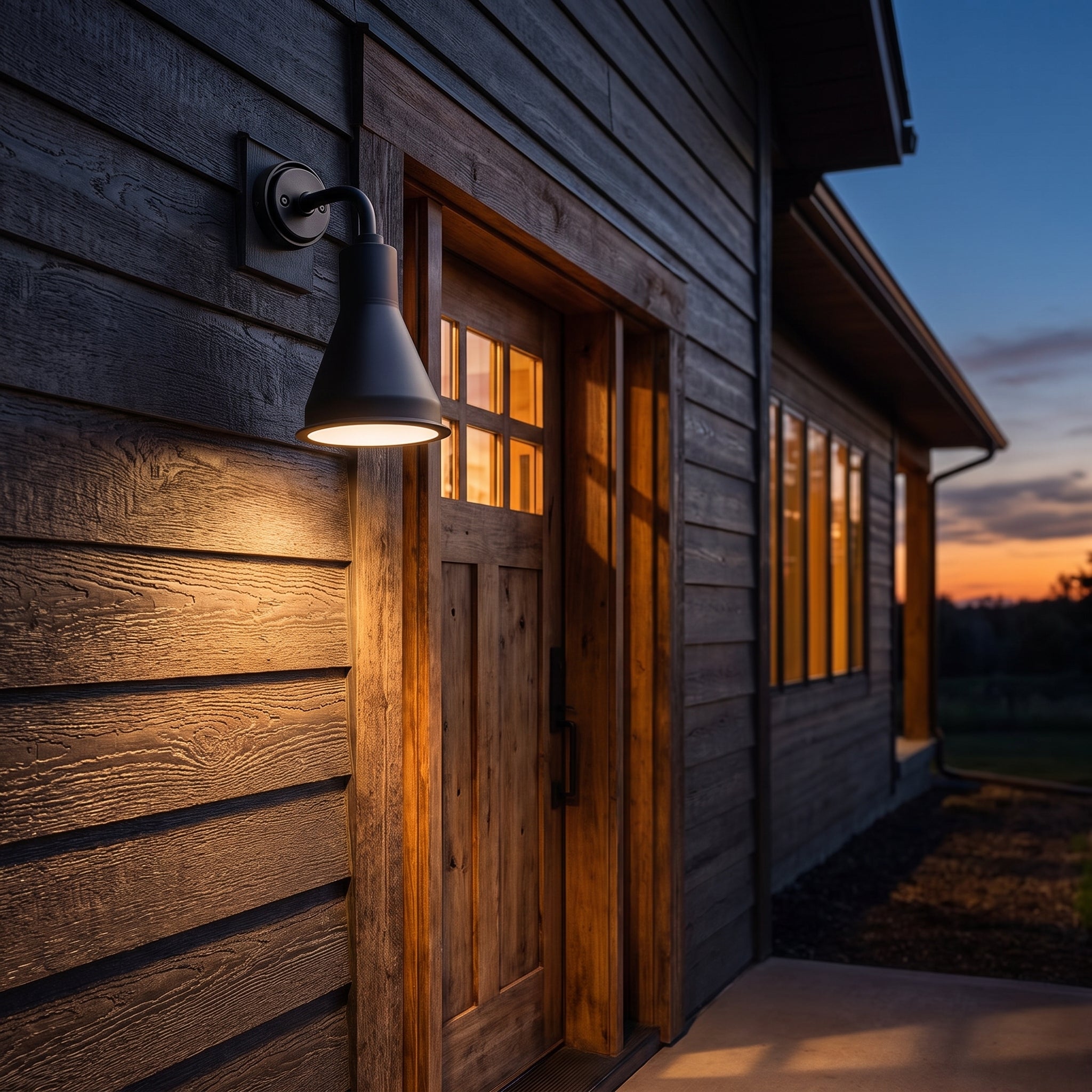 Halden outdoor sconce - Matte Black