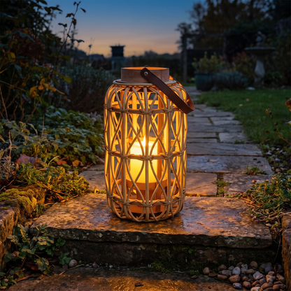 Rhoda Woven Portable Lantern Type A lifestyle
