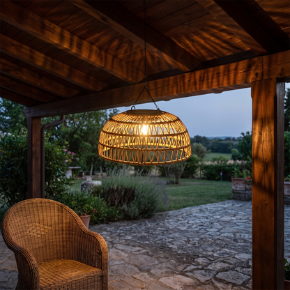 Brynn Solar Outdoor Light Pendant Light lifestyle