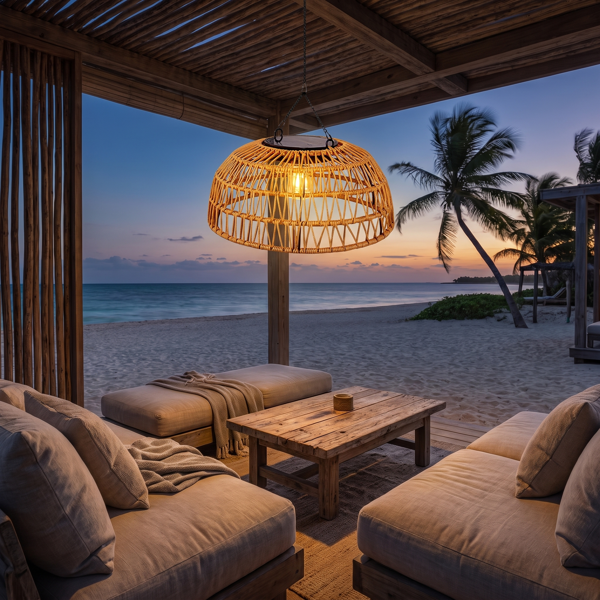 Brynn Solar Outdoor Light Pendant Light lifestyle