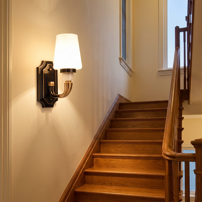 Calder Brass Wall Sconce Double Heads lifestyle