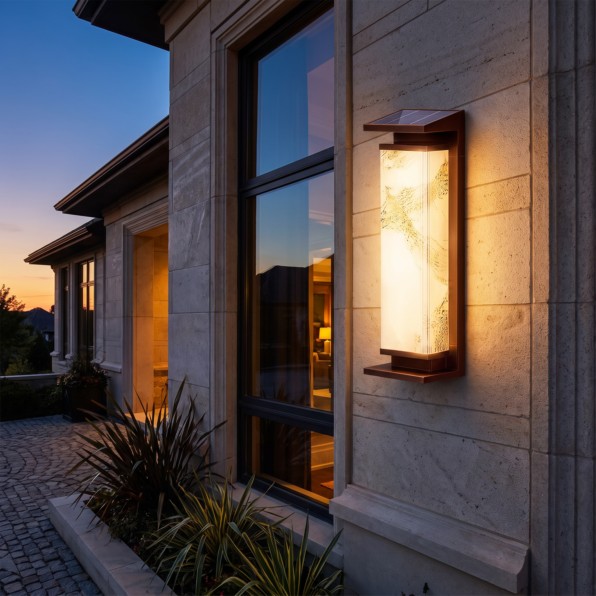 Dane Solar Outdoor Wall Light lifestyle