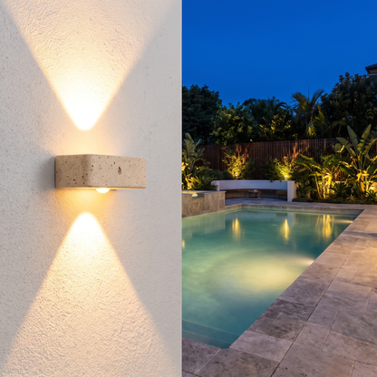 Merrick Up Down Outdoor Wall Light lifestyle