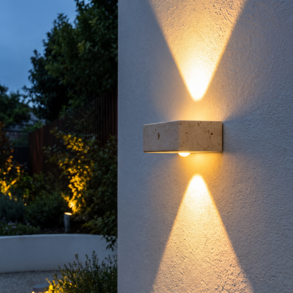 Merrick Up Down Outdoor Wall Light lifestyle