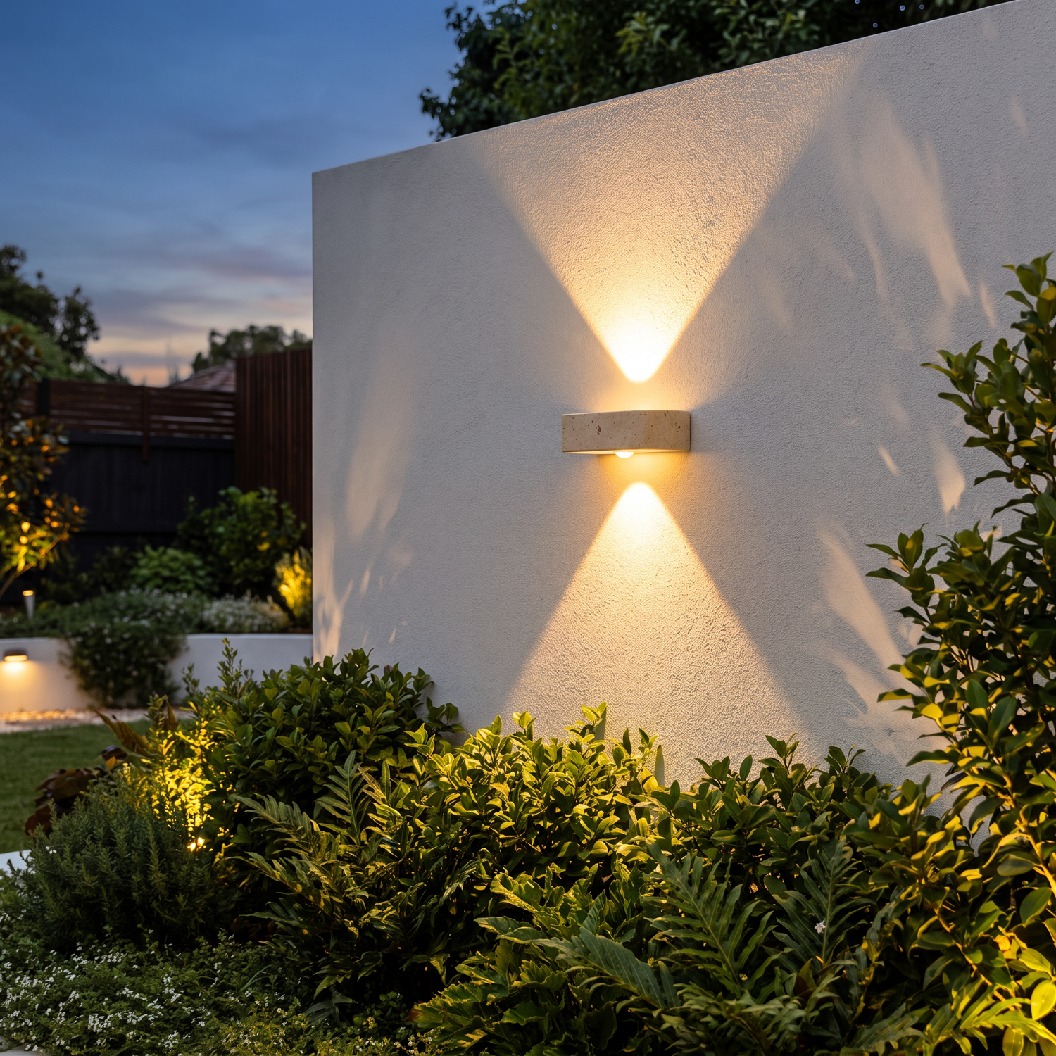 Merrick Up Down Outdoor Wall Light lifestyle