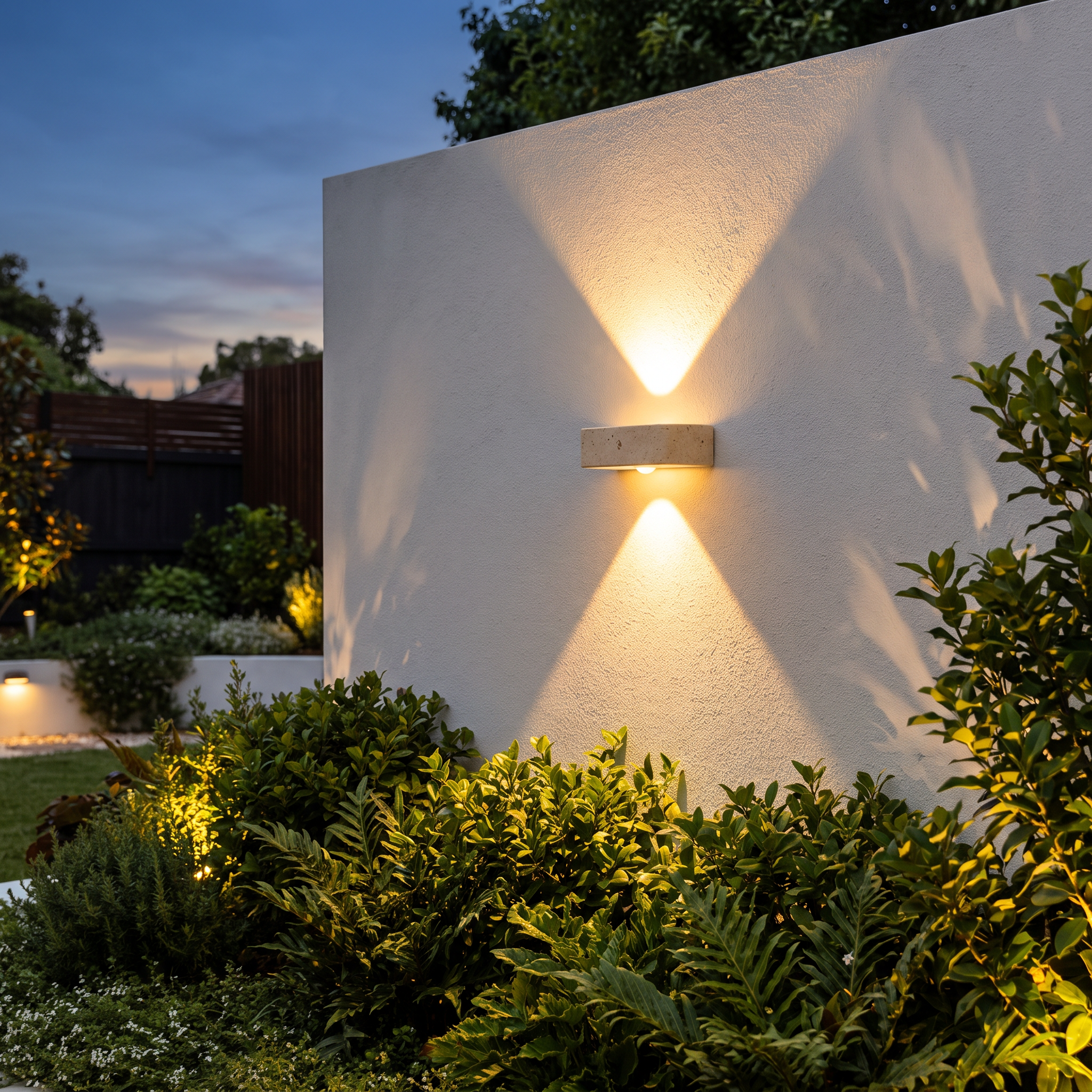 Merrick Up Down Outdoor Wall Light lifestyle
