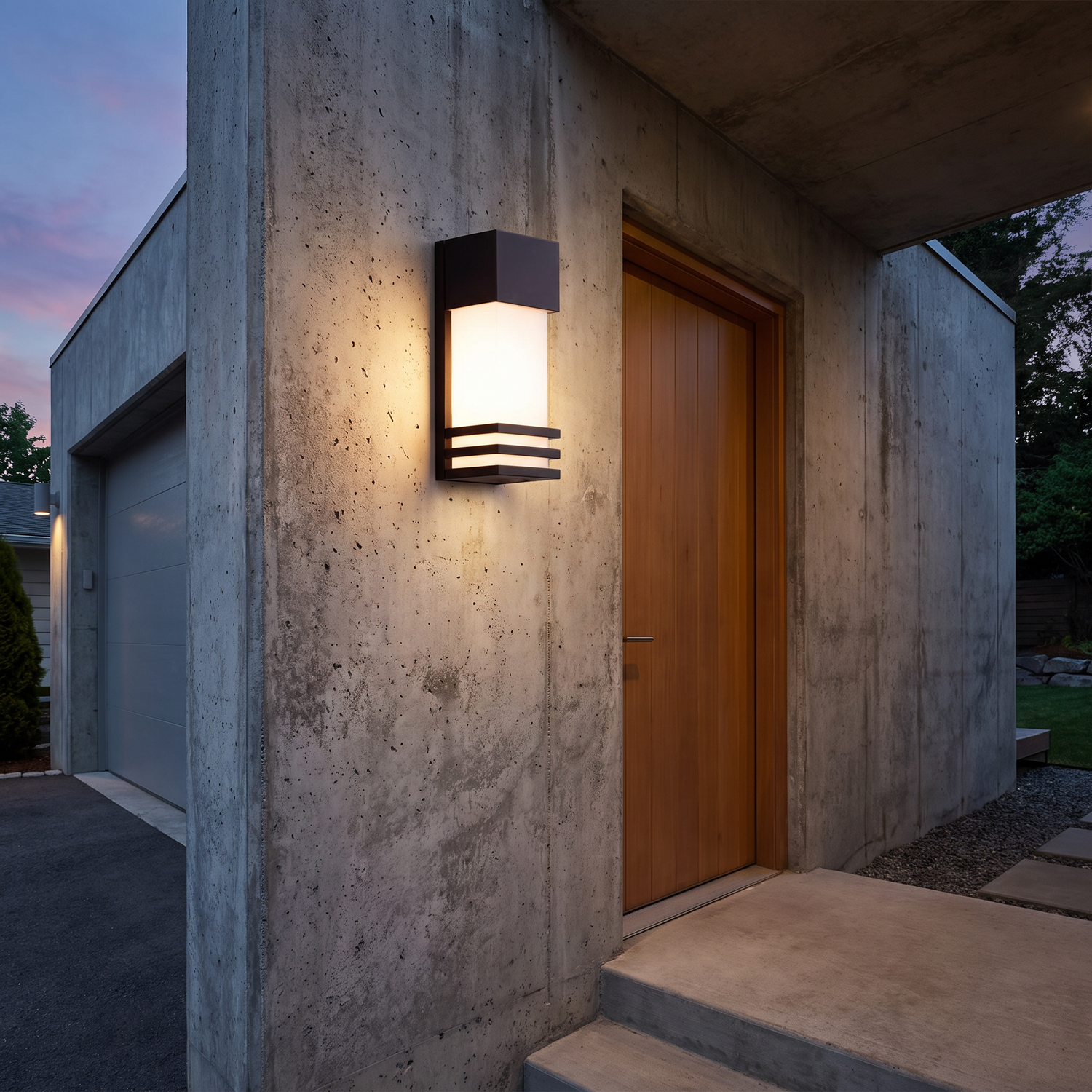 Weston Solar Wall Mount Light lifestyle
