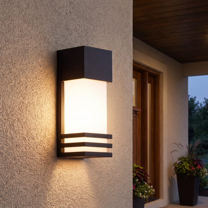 Weston Solar Wall Mount Light lifestyle