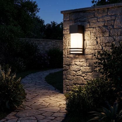 Weston Solar Wall Mount Light lifestyle