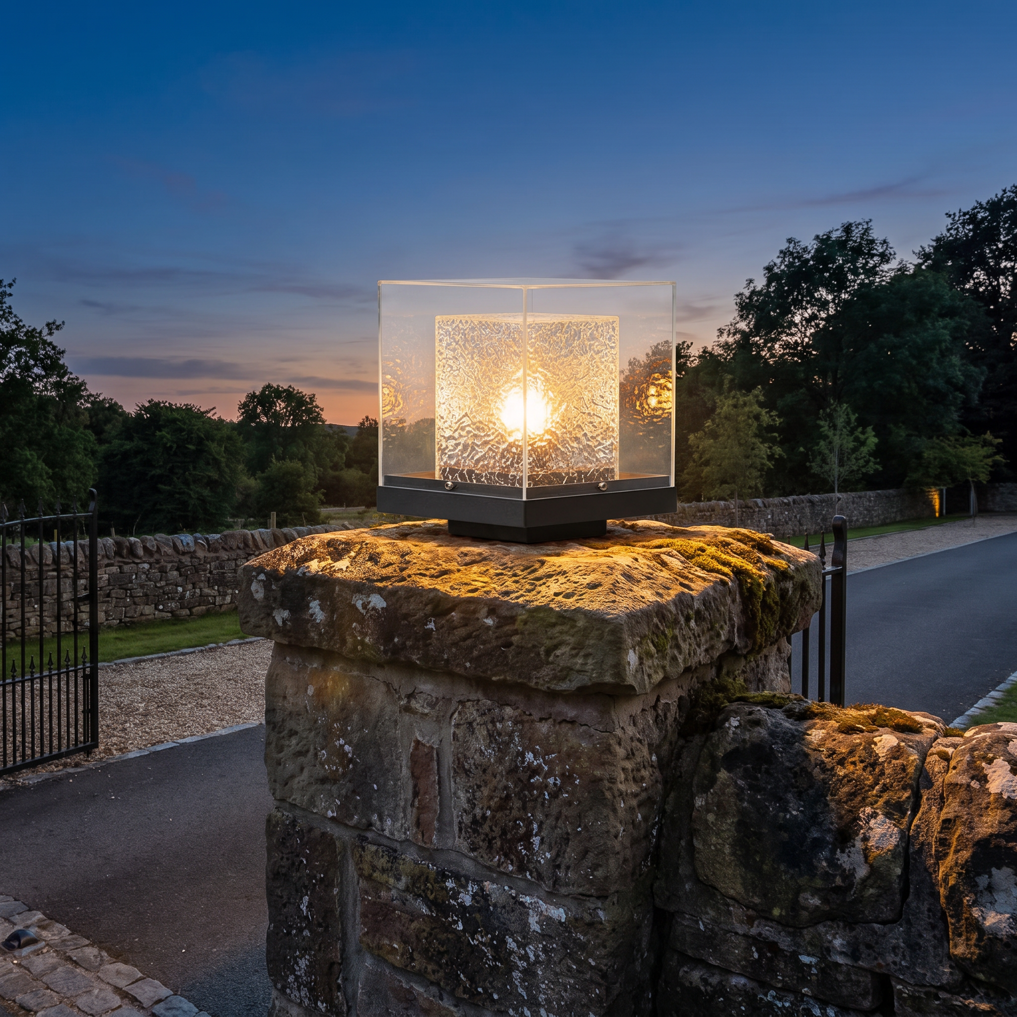 Wynn Outdoor Pillar Light lifestyle