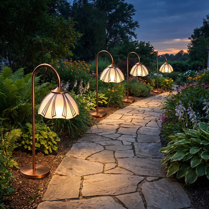 Larkin Vintage Path Light lifestyle