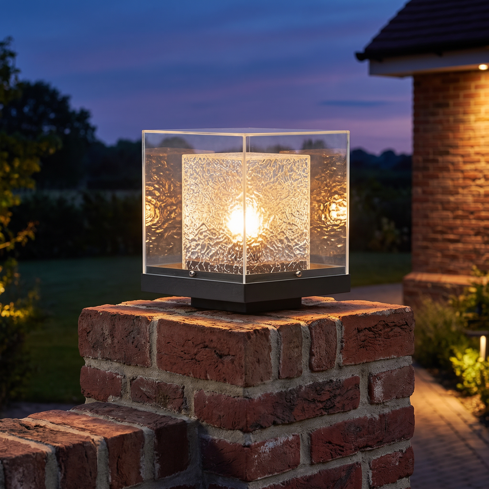 Wynn Outdoor Pillar Light lifestyle
