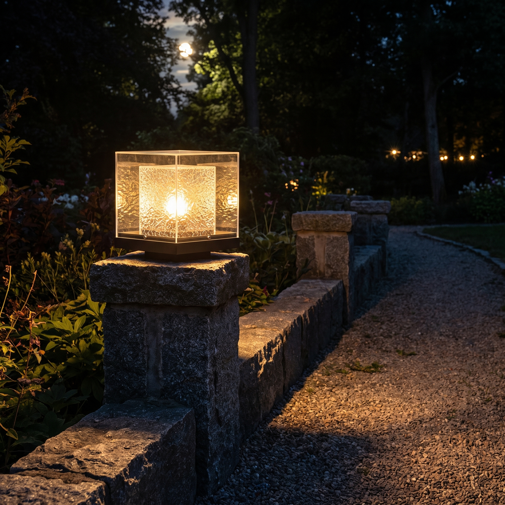 Wynn Outdoor Pillar Light lifestyle