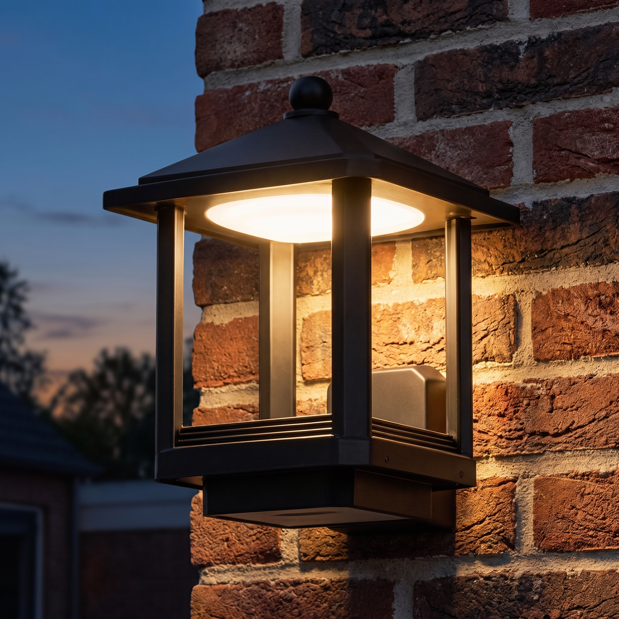 Dorian Outdoor Lantern Sconce Type B lifestyle