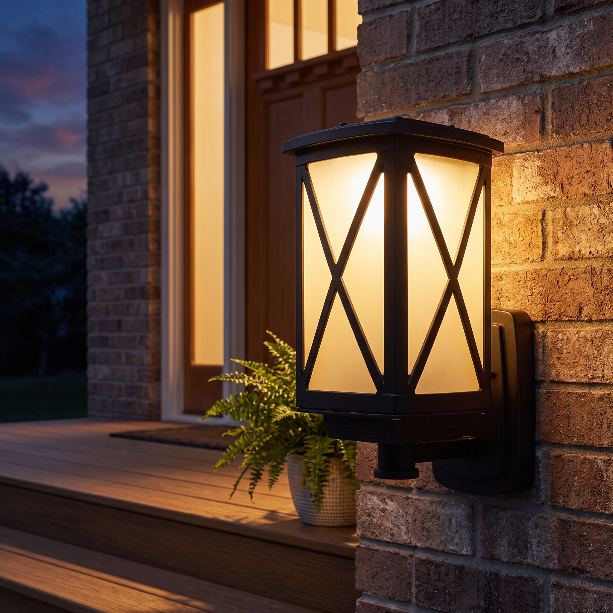 Blaise Solar Outdoor Wall Light lifestyle