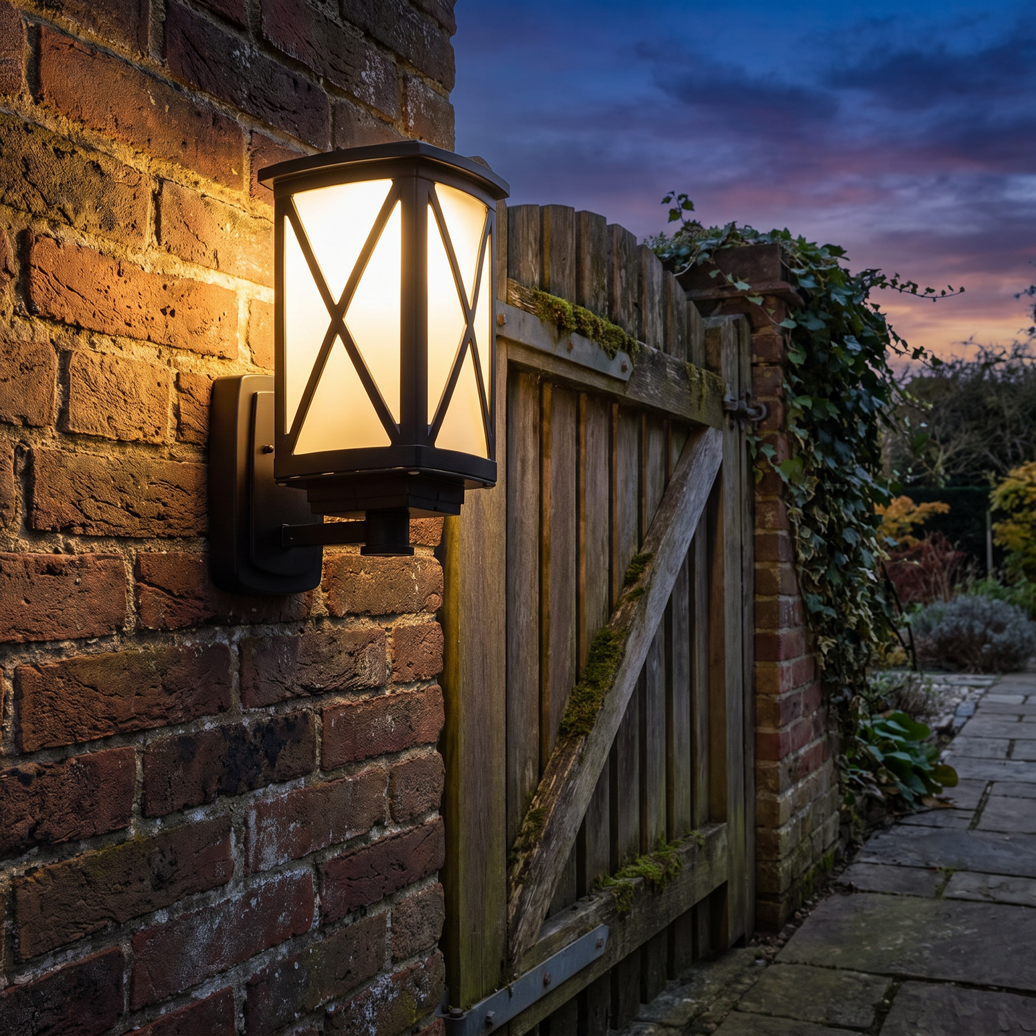 Blaise Solar Outdoor Wall Light lifestyle