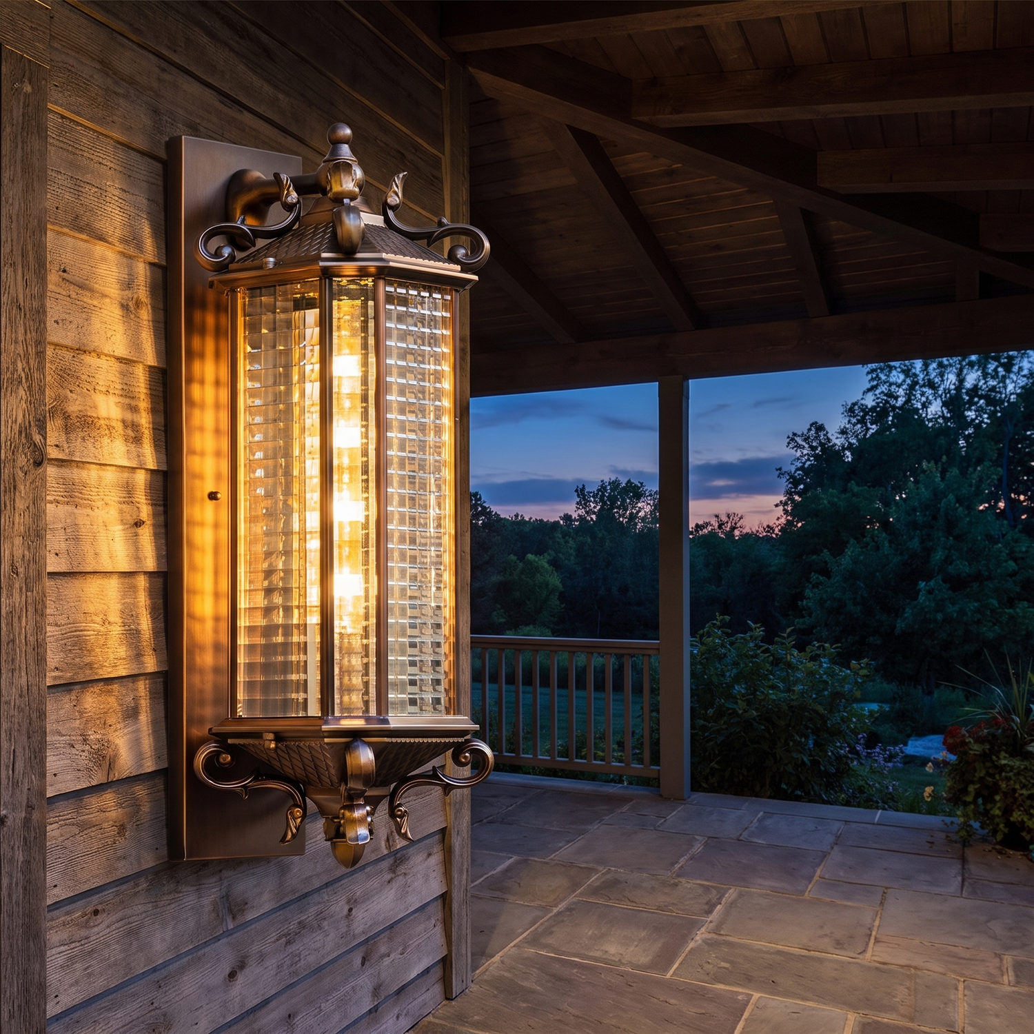 Percy European Outdoor Wall Light lifestyle