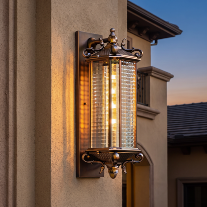 Percy European Outdoor Wall Light lifestyle