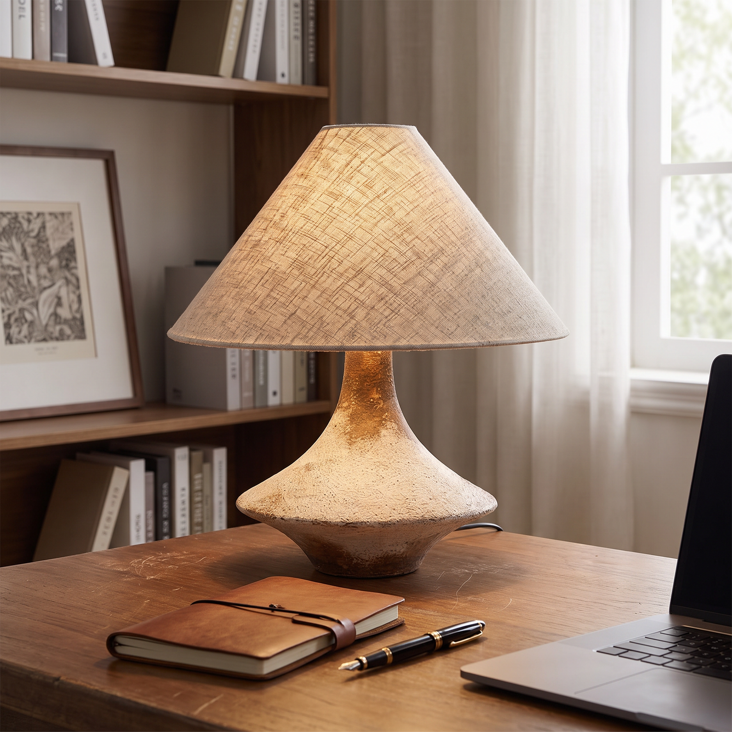 Wren Ceramic Table Lamp lifestyle