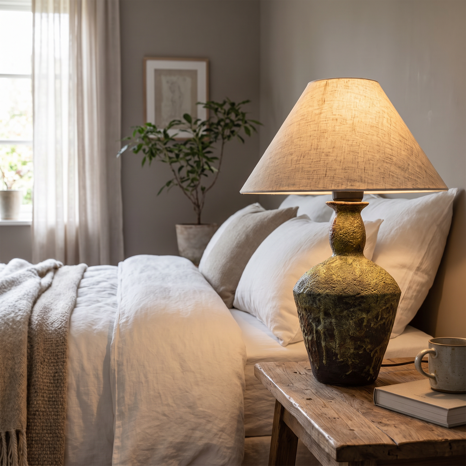 Opal Ceramic Table Lamp lifestyle