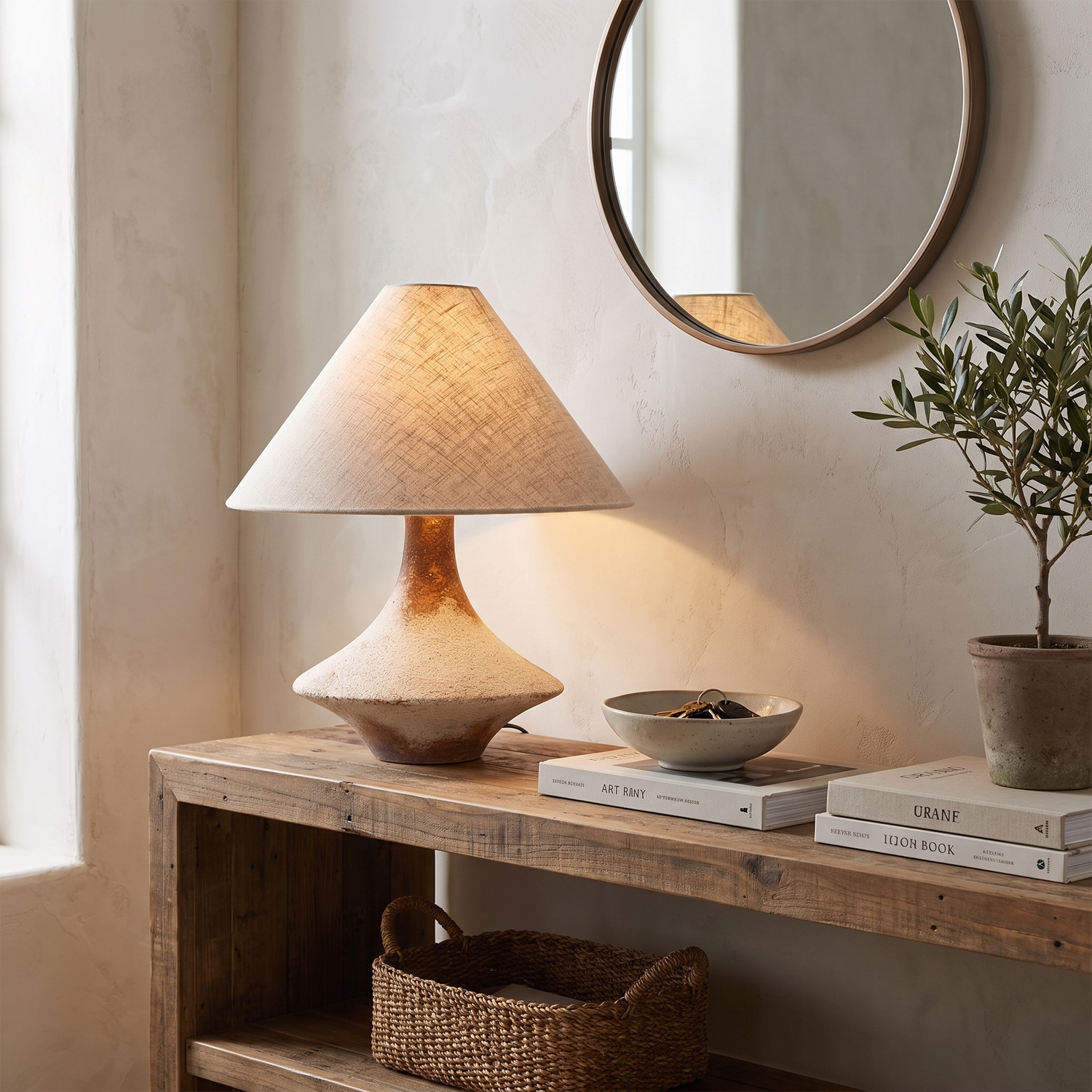 Wren Ceramic Table Lamp lifestyle