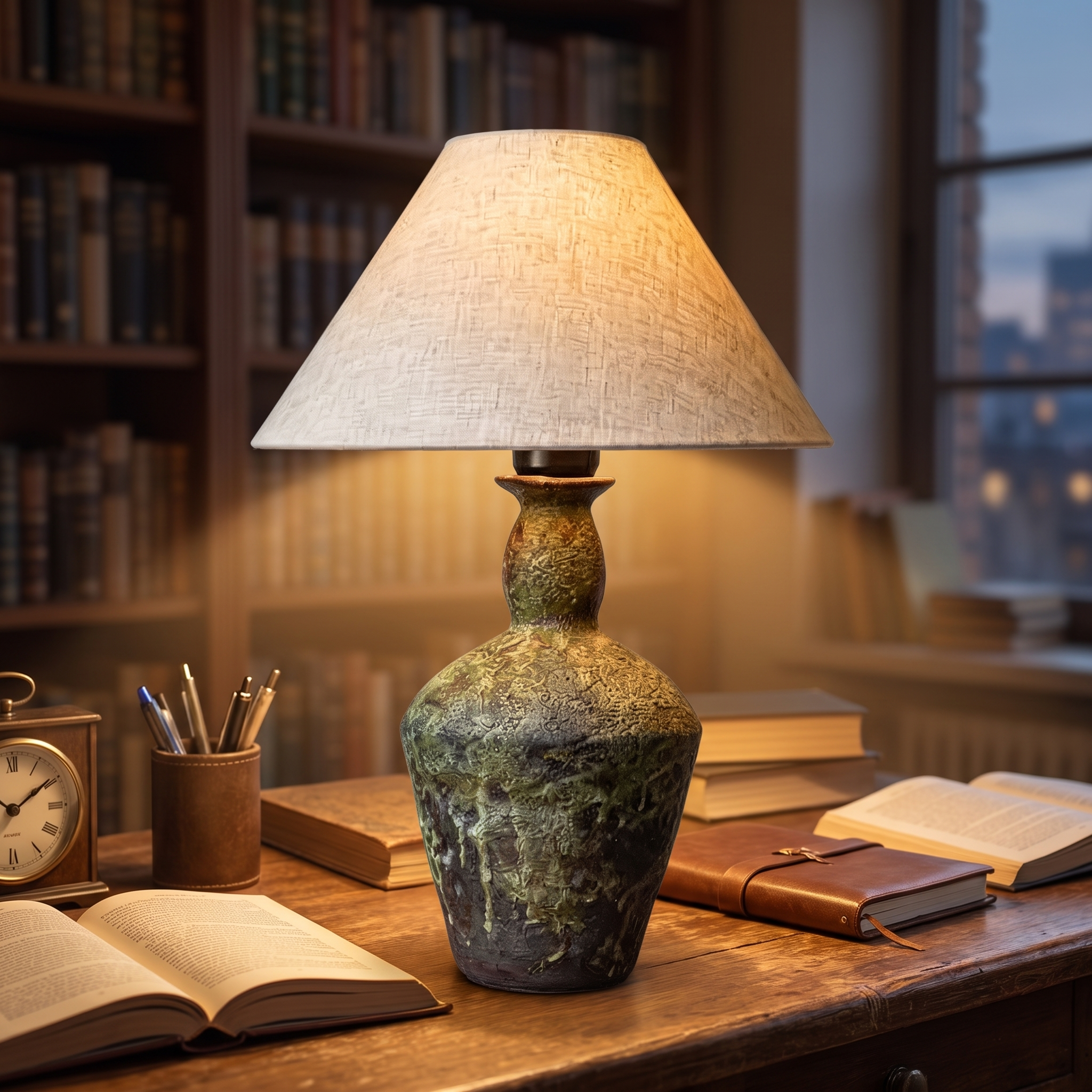 Opal Ceramic Table Lamp lifestyle