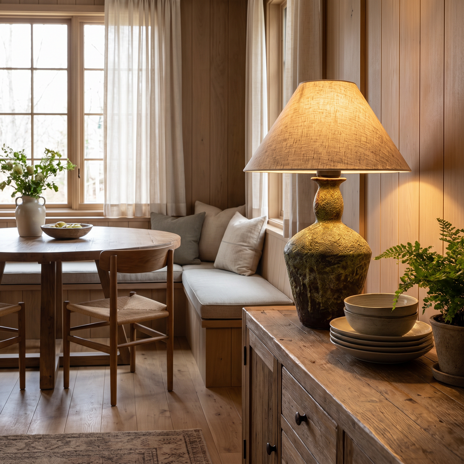 Opal Ceramic Table Lamp lifestyle