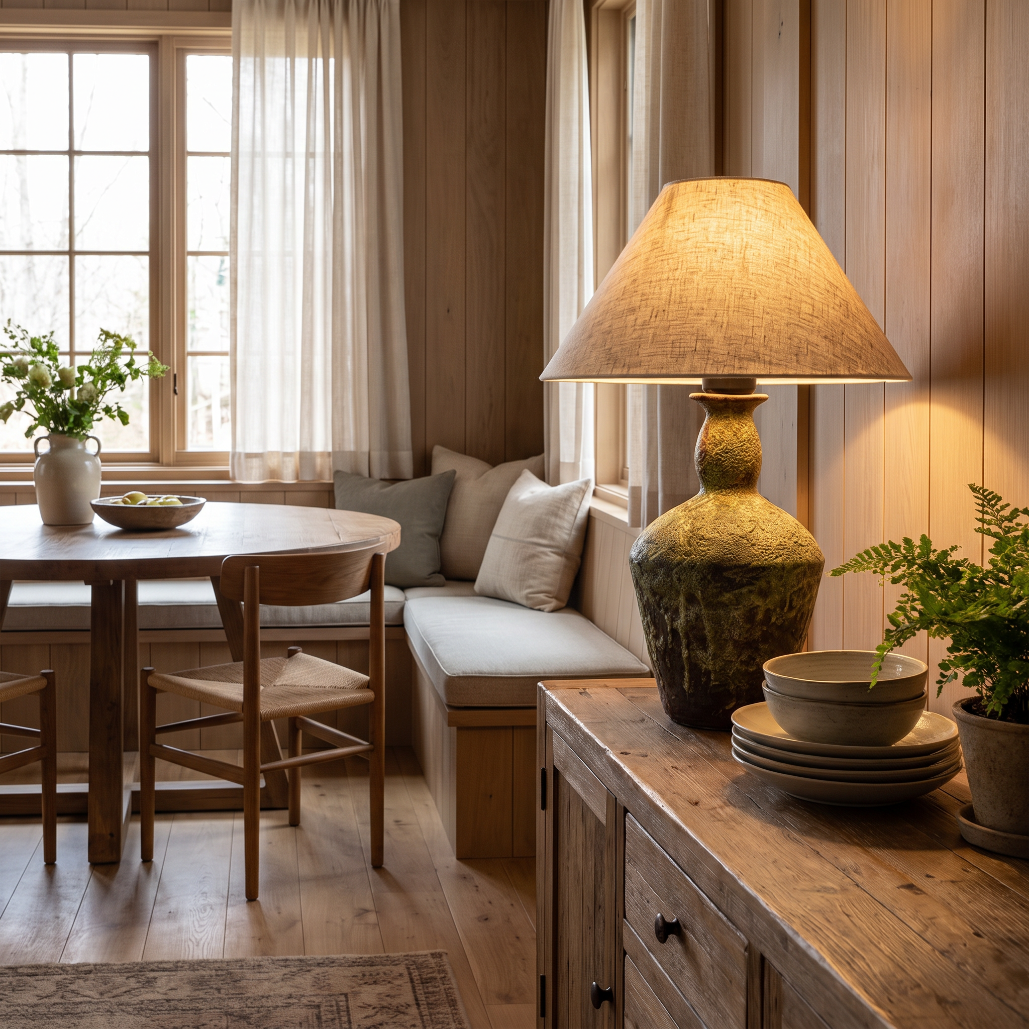 Opal Ceramic Table Lamp lifestyle