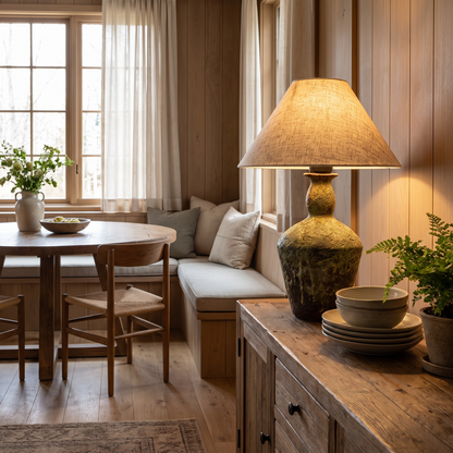 Opal Ceramic Table Lamp lifestyle