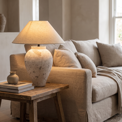 Elowen Pottery Table Lamp lifestyle