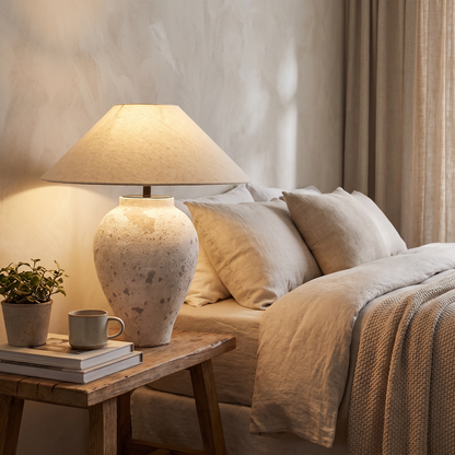 Elowen Pottery Table Lamp lifestyle