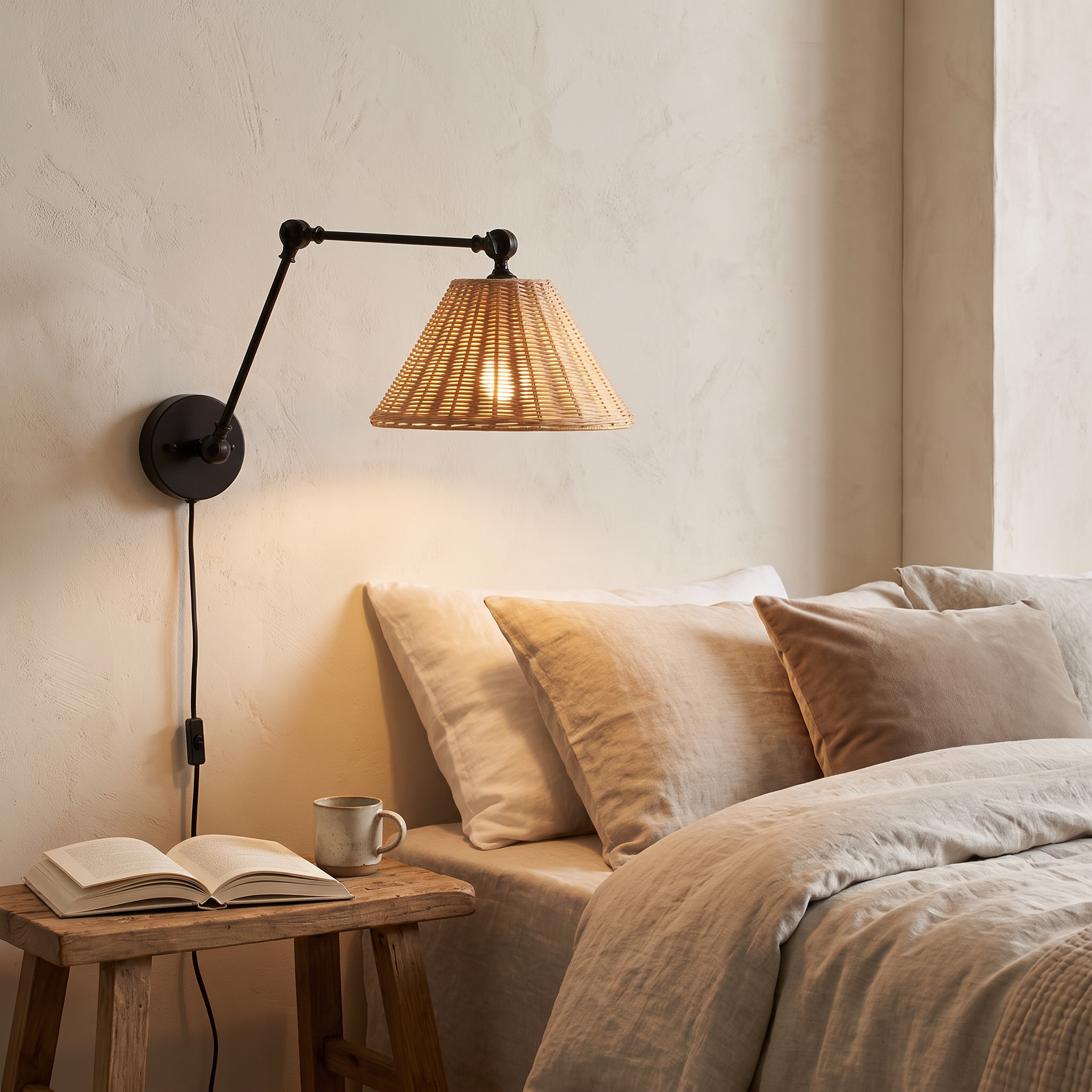 Grady Swing Arm Sconce lifestyle