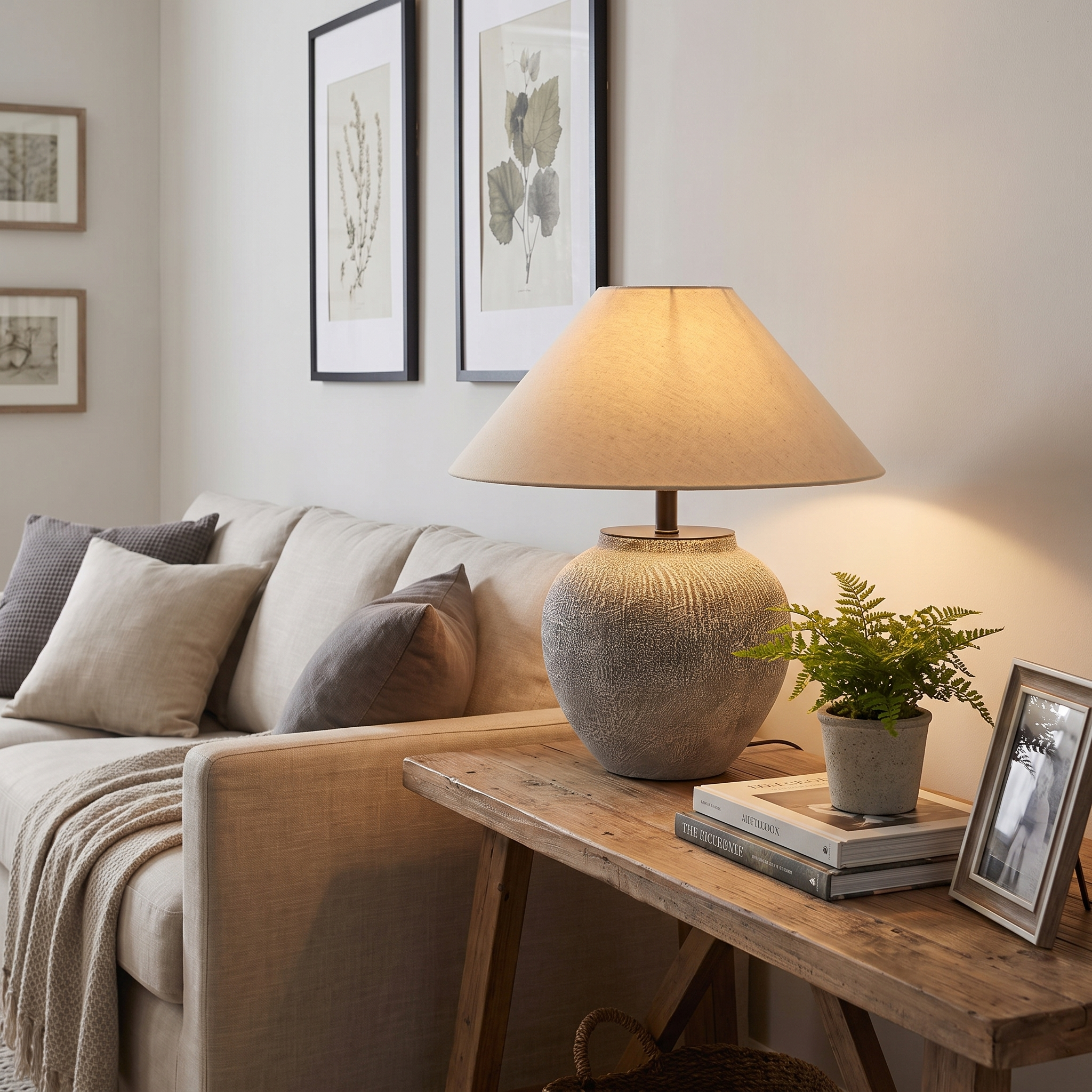 Quinn Ceramic Table Lamp lifestyle