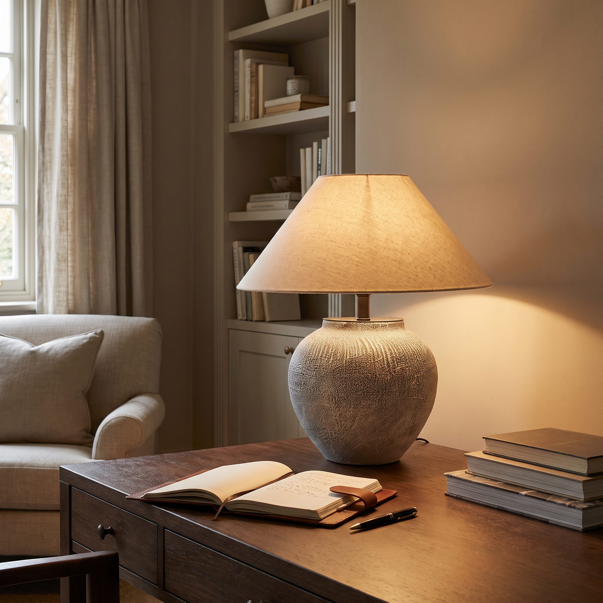 Quinn Ceramic Table Lamp lifestyle