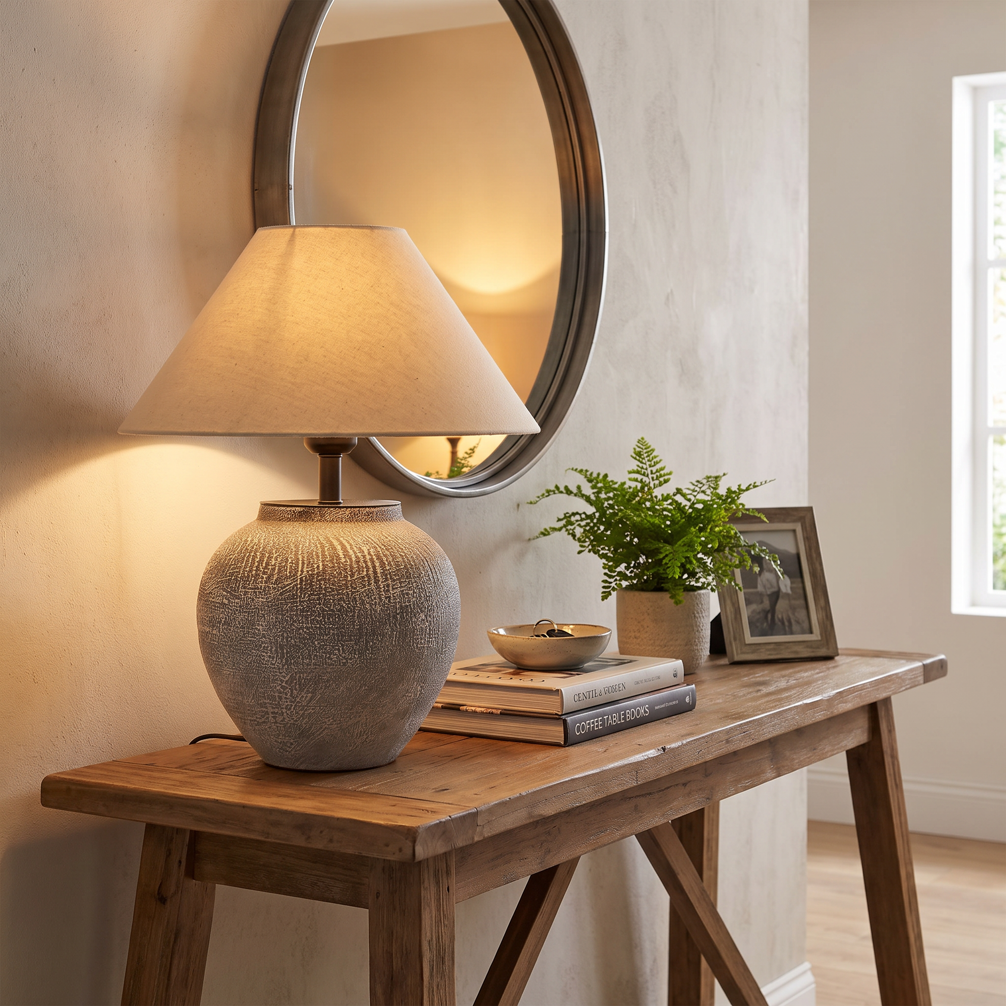 Quinn Ceramic Table Lamp lifestyle